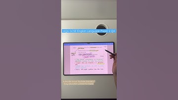 GCSE English Language Paper 2 Q4 Comparison #gcse #gcserevision #englishlanguage #englishlanguage