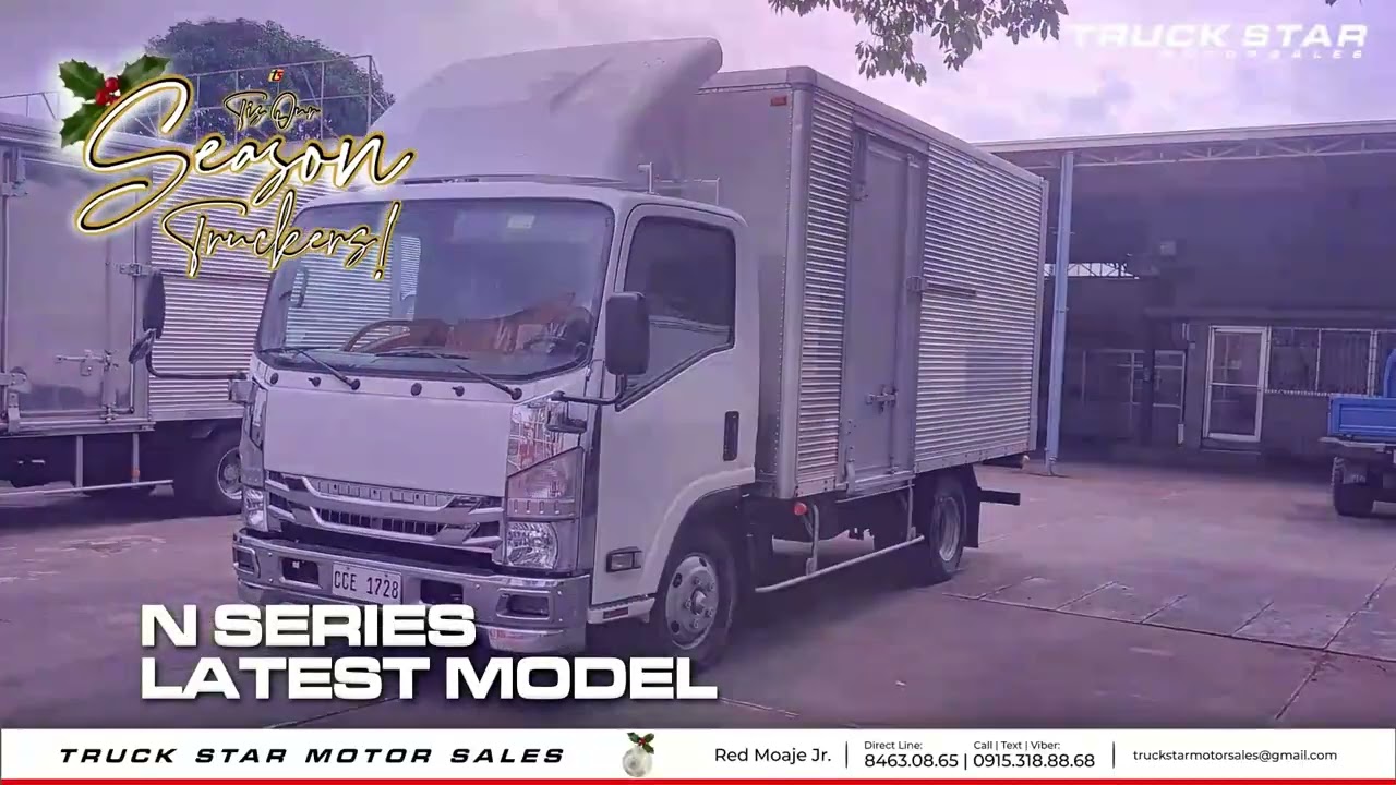 NEW TRUCK ON DISPLAY - T490.S04  - Isuzu Elf Closed Van Truck For Sale!