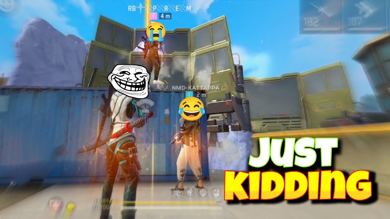 😜JUST KIDDING | Free Fire Cs Rank Match Game play Tamil | Wipingtamizhan