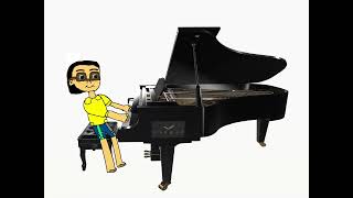 Barney & The Backyard Gang - Row, Row, Row Your Boat (Isolated Piano)