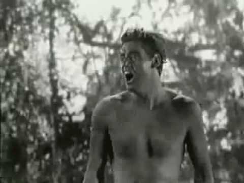 Johnny Weismuller Tarzan Call   YouTube