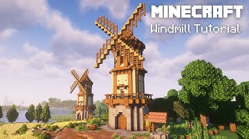 Minecraft Medieval Windmill Tutorial | Step-by-Step Build Guide