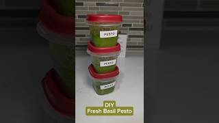 DIY Basil Pesto Sauce