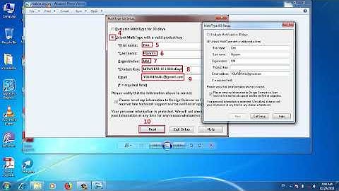 how to install mathtype 6.9 with crack