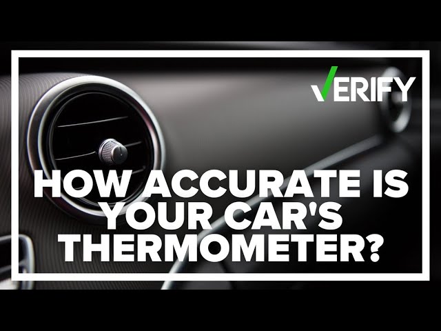 Are car thermometers accurate?