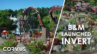 LAUNCHED B&M INVERT!  Voyagers Adventure Ep8  Planet Coaster