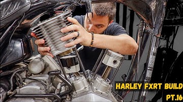 Harley-Davidson FXRT Build (Pt.16) Evolution Motor Piston Install