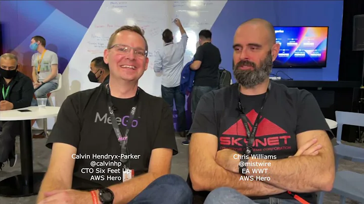 AWS Heroes Calvin Hendryx-Parker and Chris Williams at AWS re:Invent 2021!