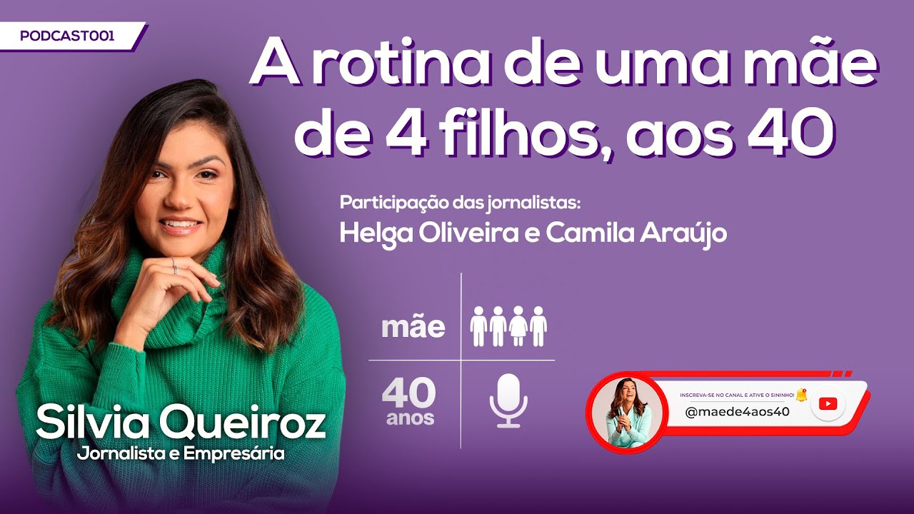 MÃE DE 4 AOS 40: A ROTINA DE UMA MÃE DE 4 FILHOS, AOS 40 ANOS - YouTube