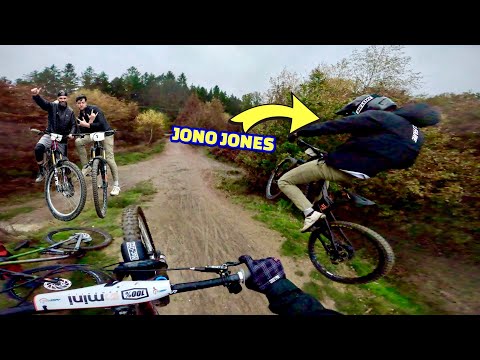 JONO JONES AND I GO TO BATTLE AT A MINI DOWNHILL!!!