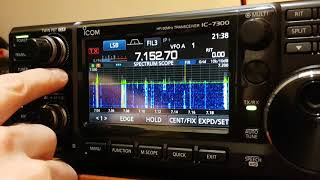 ICOM IC7300 great receiver on 40M band