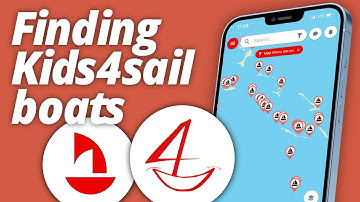 Finding Kids4Sail boats using the NOFOREIGNLAND app