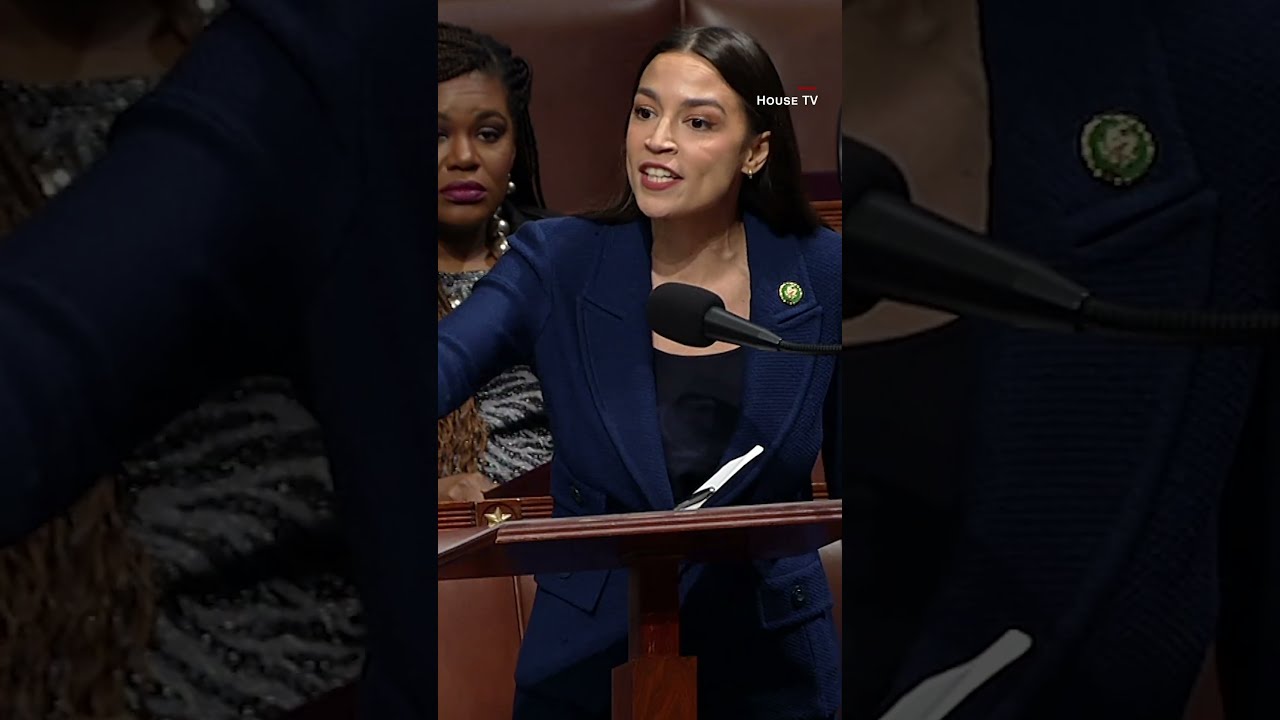 Alexandria Ocasio Cortez Slams GOP In House Floor Speech