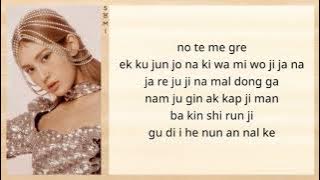 SOMI (전소미) - 'What You Waiting For' (Lyrics)