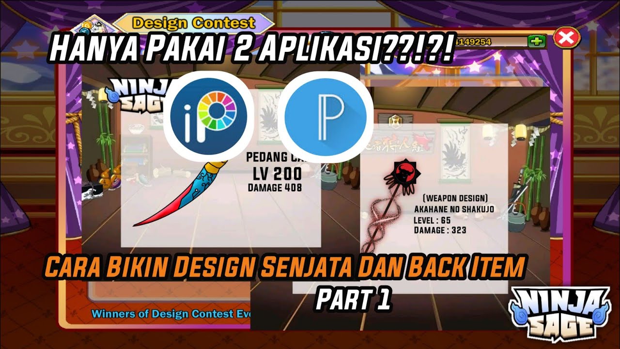 Tutorial Membuat Design Hanya Dengan 2 Aplikasi Di Android Part 1 - YouTube
