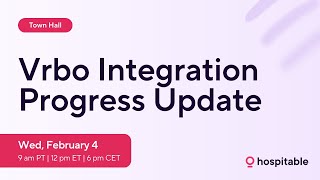 Vrbo Integration Update - Hospitable Town Hall, February 4, 2026 screenshot 4