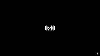 40 sec countdown (Timer) - black