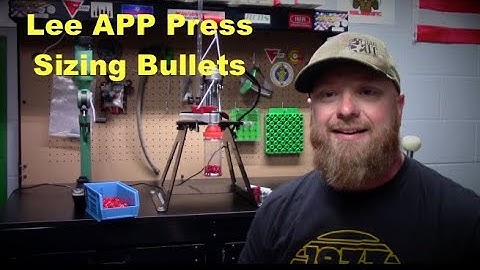 Lee APP Press Sizing 9mm - Breech Lock sizing die