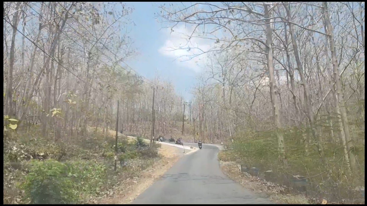 Jalan menuju Pantai Sine Tulungagung 2020