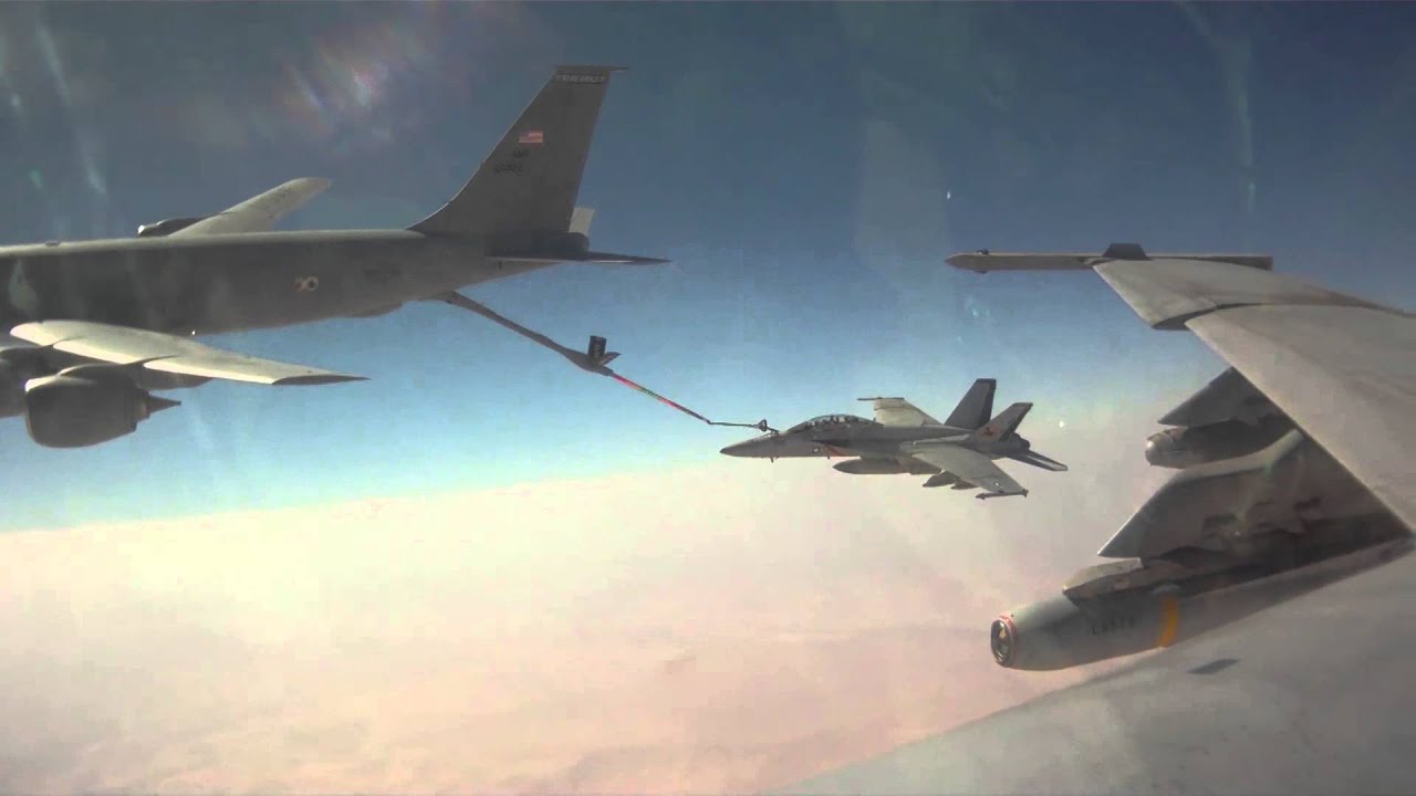 F/A-18F Super Hornet from Fighting Black Lions Flies From USS George H.W. Bush