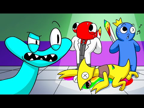 RAINBOW FRIENDS But BLUE Is VENOM and KILLS RED!! Origin Story Animation By  GameToons 