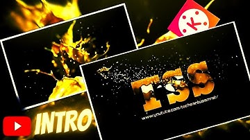 How to Make Golden particals Reveal Text Animation intro in Kinemaster I Golden splash intro