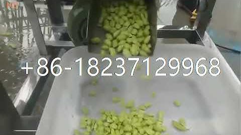 green edamame cow peas skin hulling removing machine soybeans pea pod sheller shelling machine