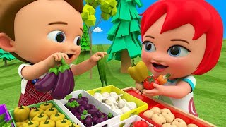 Baby-Preschool Learning Videos | Learn Vegetables Names for Kids with Little Baby Boy Girl Fun Edu