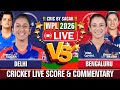 Delhi Capitals vs Royal Challengers Bengaluru | Cricket Live Score &amp; Commentary