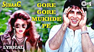 Gore Gore Mukhde Pe Kala Kala Chasma Song | Akshay Kumar | Suhaag | 90's Songs | Udit Narayan, Alka