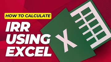 Calculate IRR Using Excel