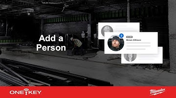 Add a Person: Jobsite Management | One-Key Web App Support