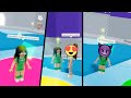 RACING RANDOM PEOPLE AS BILLIE EILISH (ROBLOX TOWER OF HELL)