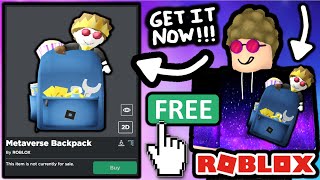 Free Accessory How To Get Metaverse Explorer S Backpack Roblox Youtube - backpacking travel roblox players