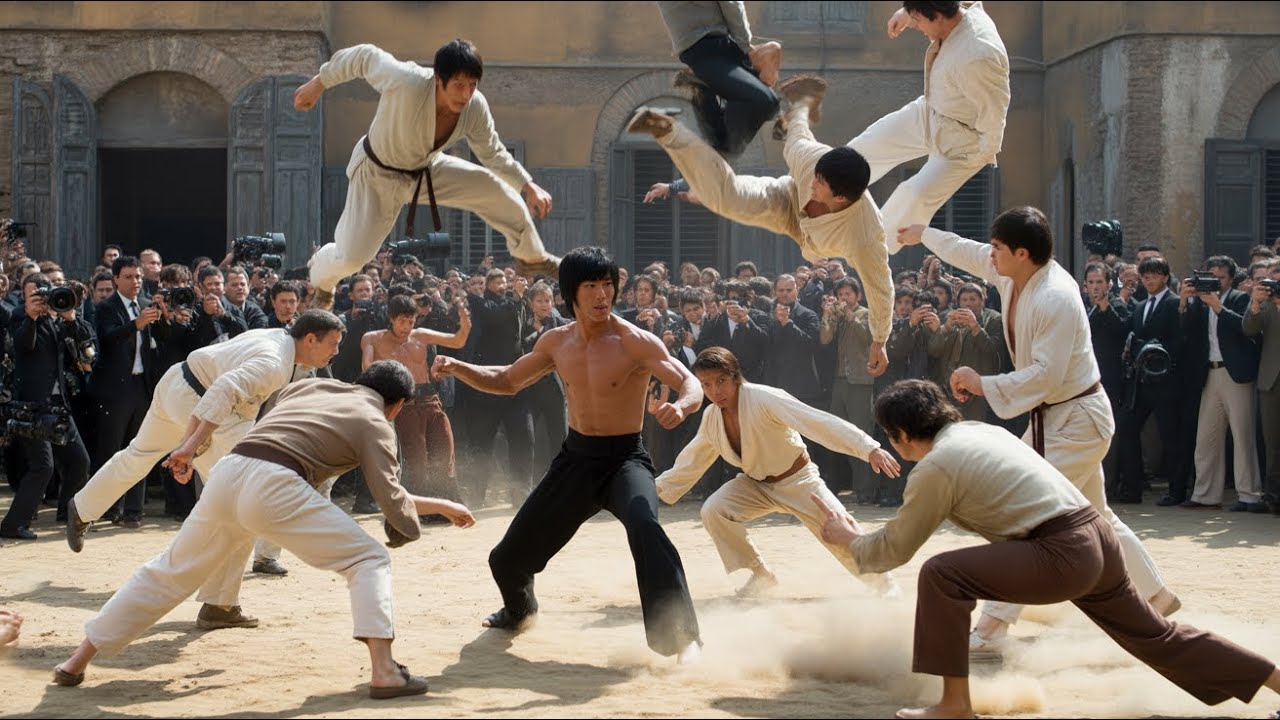 10 Stuntmen Attacked Bruce Lee on Film Set—7 Minutes—All 10 Hospitalized—Film Stopped