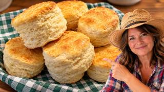 How to Make Old Fashioned Buttermilk Biscuits (Tall & Flaky!)