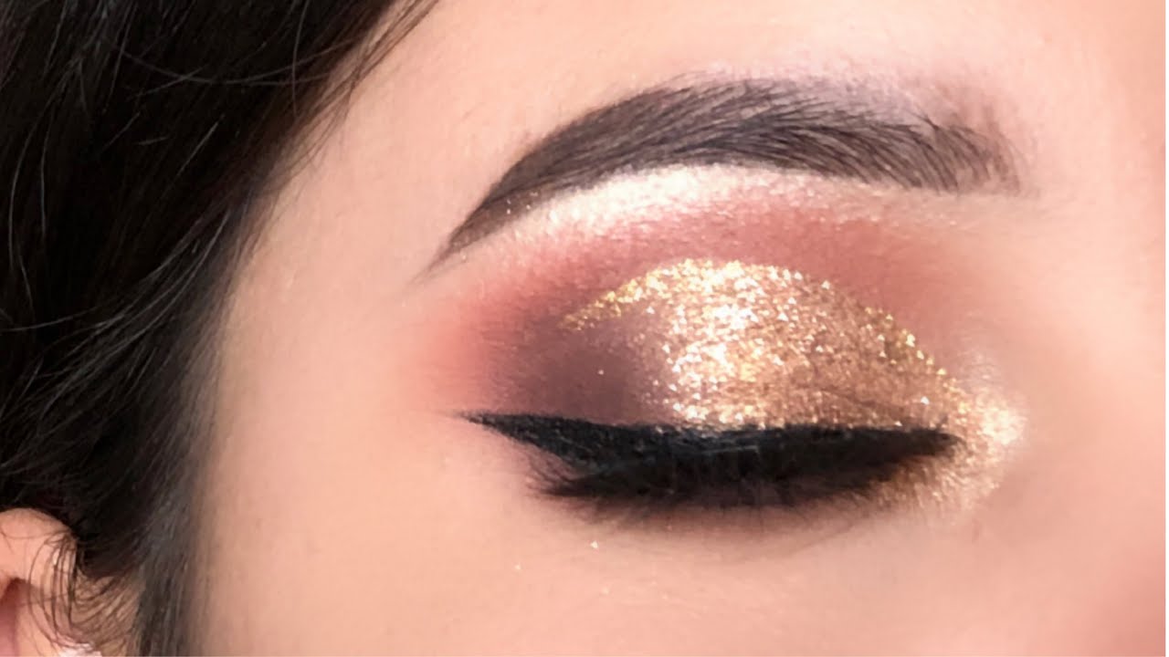 GOLDEN BRIDAL EYE MAKEUP STEP BY STEP IN NEPALI - YouTube