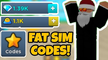 ALL NEW CODES FOR FAT SIMULATOR! (ROBLOX CODES)