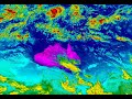 BOM Weather | AHI IR (Ch13) 'rainbow' 2km AUS equirect | 2025-09 Timelapse | IDE00404