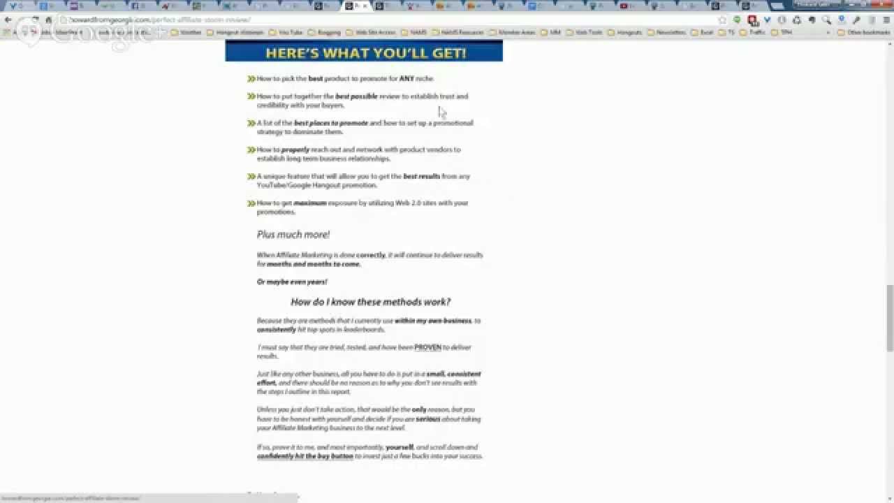 The Perfect Affiliate Storm | Review By HowardFromGeorgia