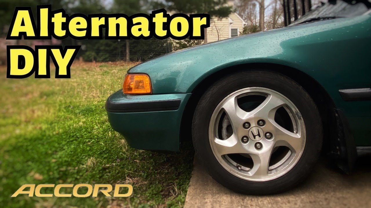 9097 Accord Alternator Junkyard Searching & DIY Replacement YouTube