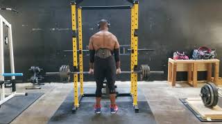 Doing Shrugs with my ETHOS 7' Olympic Barbell