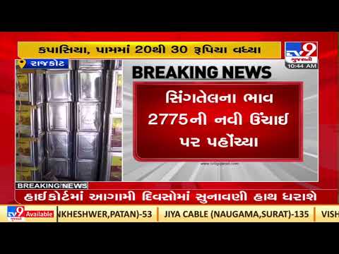 Price of groundnut oil rises to Rs. 2775/ tin |Rajkot |Gujarat |TV9GujaratiNews