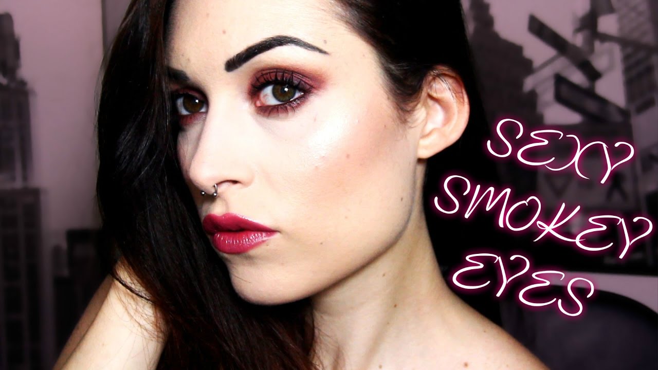 SEXY SMOKEY EYES BORGOGNA - NO EYELINER!!! | CherylPandemonium