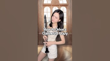 *How to Drive a Clarinetist CRAZY* Don’t Do This!!🤯 #clarinet #musician #woodwind #musicmemes