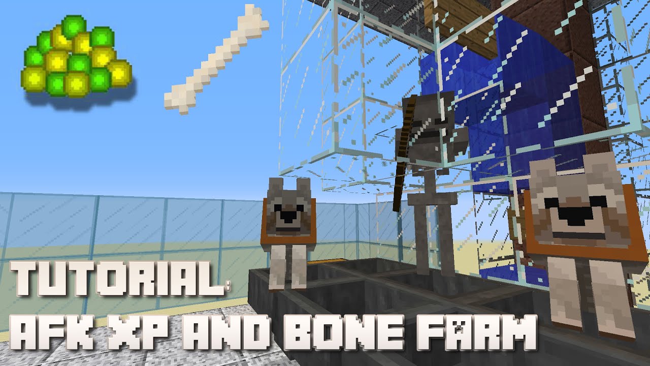 Minecraft Afk Xp Bone Farm Youtube