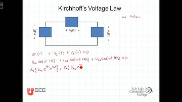 L7 3 1 Kirchhoffs Laws With Phasors