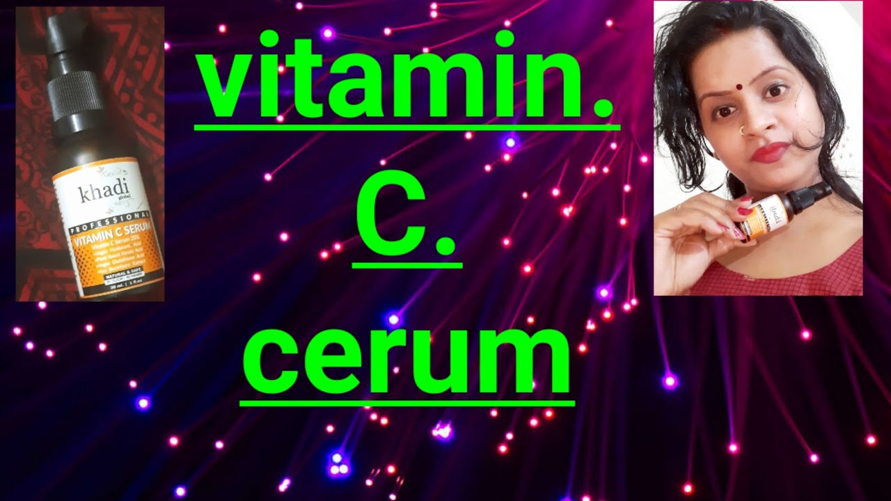 KHADI PROFESSIONAL VITAMIN.C.SERUM..best serum ever for dark spots