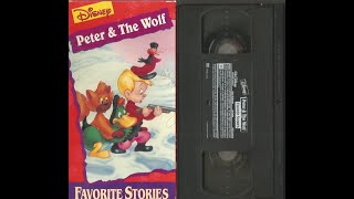 Opening And Closing To Disneys Favorite Stories - Peter And The Wolf RARE 1994/95 VHS 18080p60