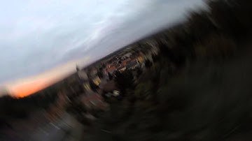 FPV and rate mode flying around trees